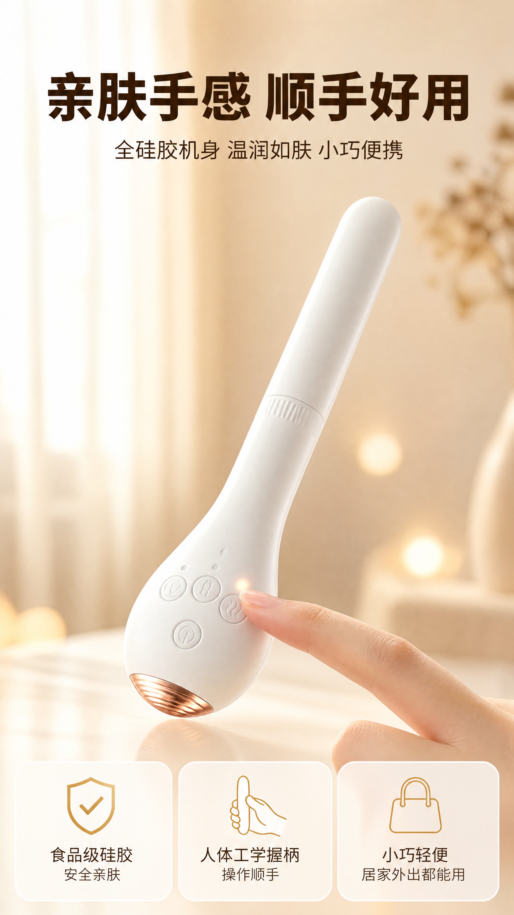 [商品] 使用【图2】中的温养探头产品；保留产品外形、4颗圆形… - 图片创意预览