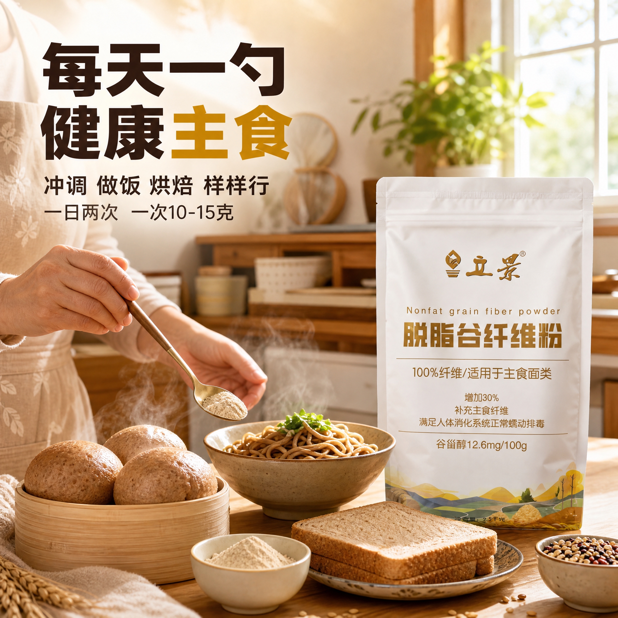 [主图-4] 家庭厨房场景使用图，展示产品融入日常三餐的生活方… - 图片创意预览