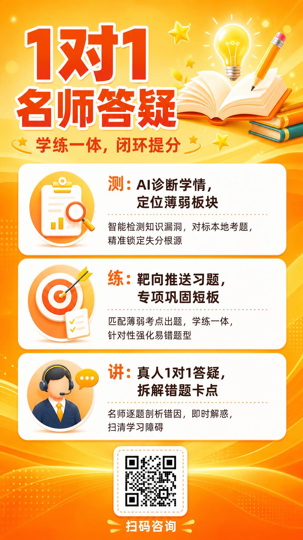基于参考图风格，生成一张竖版9:16落地页海报，黄橙色系教育宣… - 图片创意预览