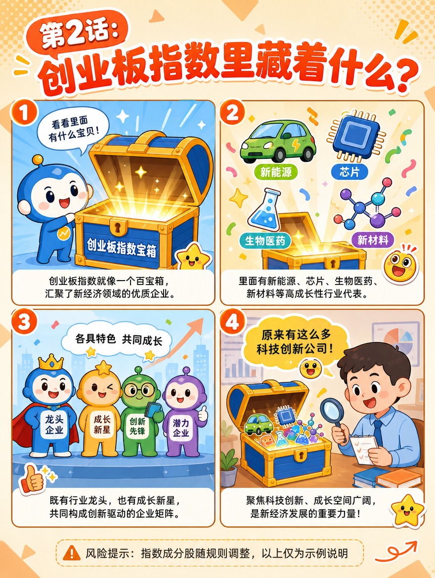 [商品] 无实物商品，为创业板ETF投资者教育内容，主题为趣味… - 图片创意预览