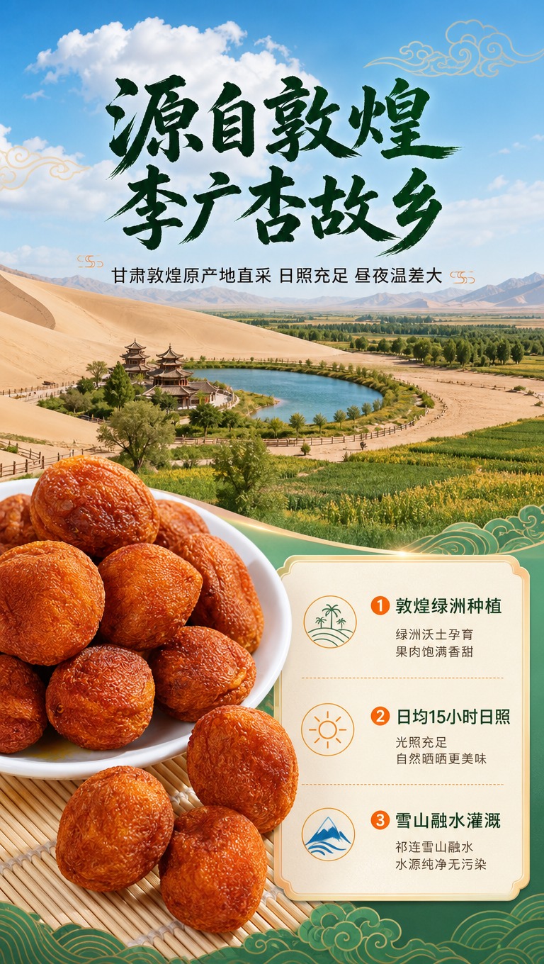 [商品] 使用【图5】李广杏干实物装盘图；保留杏干的棕褐色表皮… - 图片创意预览