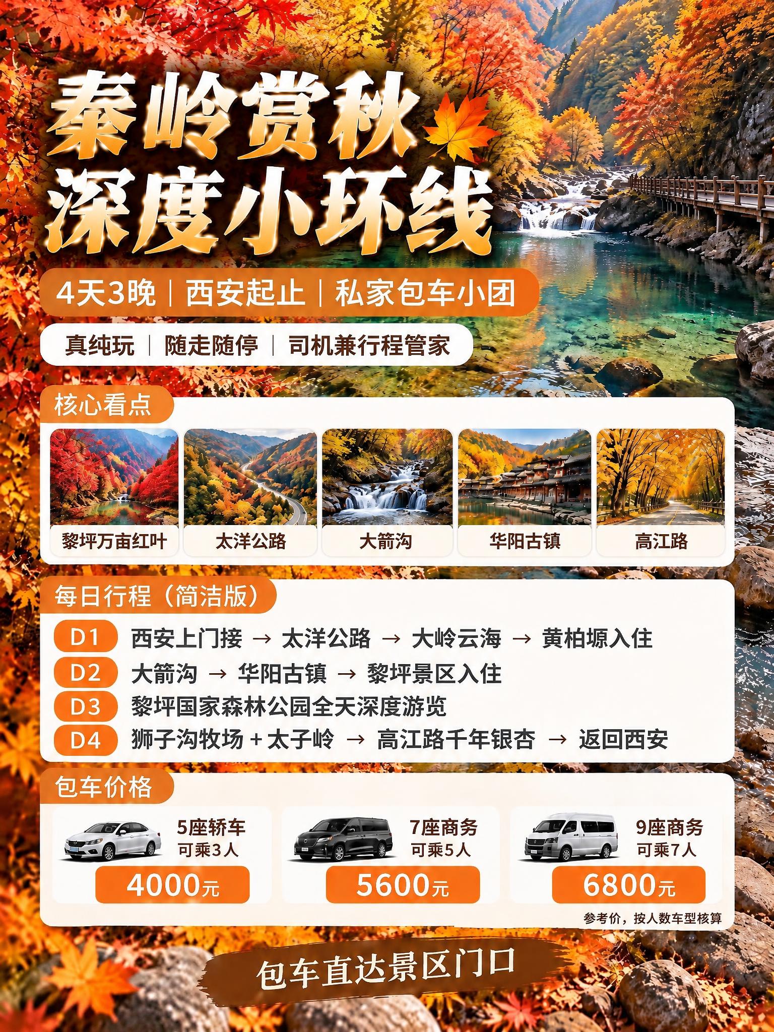 基于参考海报的暖橙金棕秋日风格和版式设计，做以下修改：1. 顶… - 图片创意预览