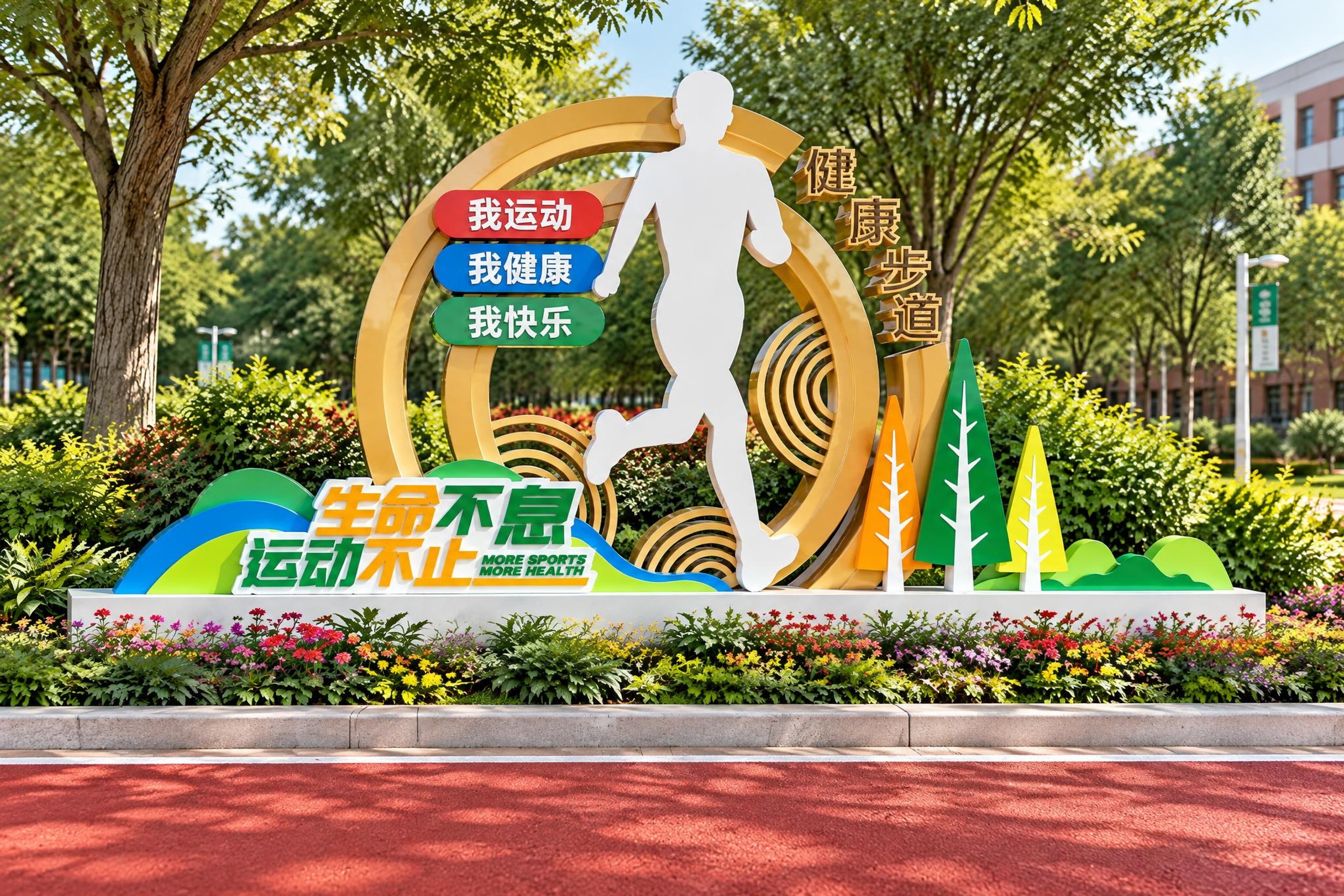 切换为正视图，雕塑正对镜头，正面平视角度，完整展示雕塑正面的所… - 图片创意预览