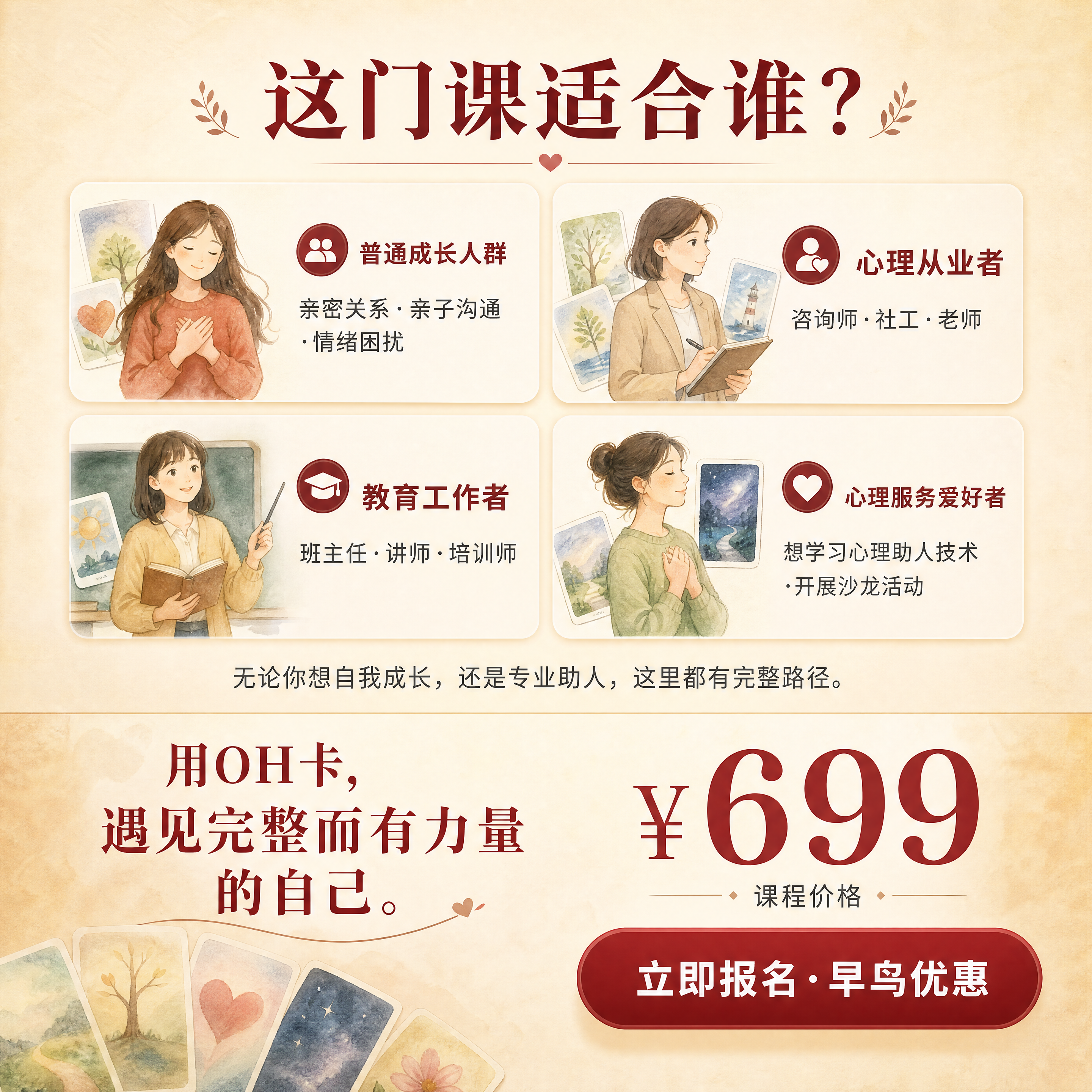 [商品] 无实物商品，为适配人群与报名转化页；使用OH卡元素作… - 图片创意预览
