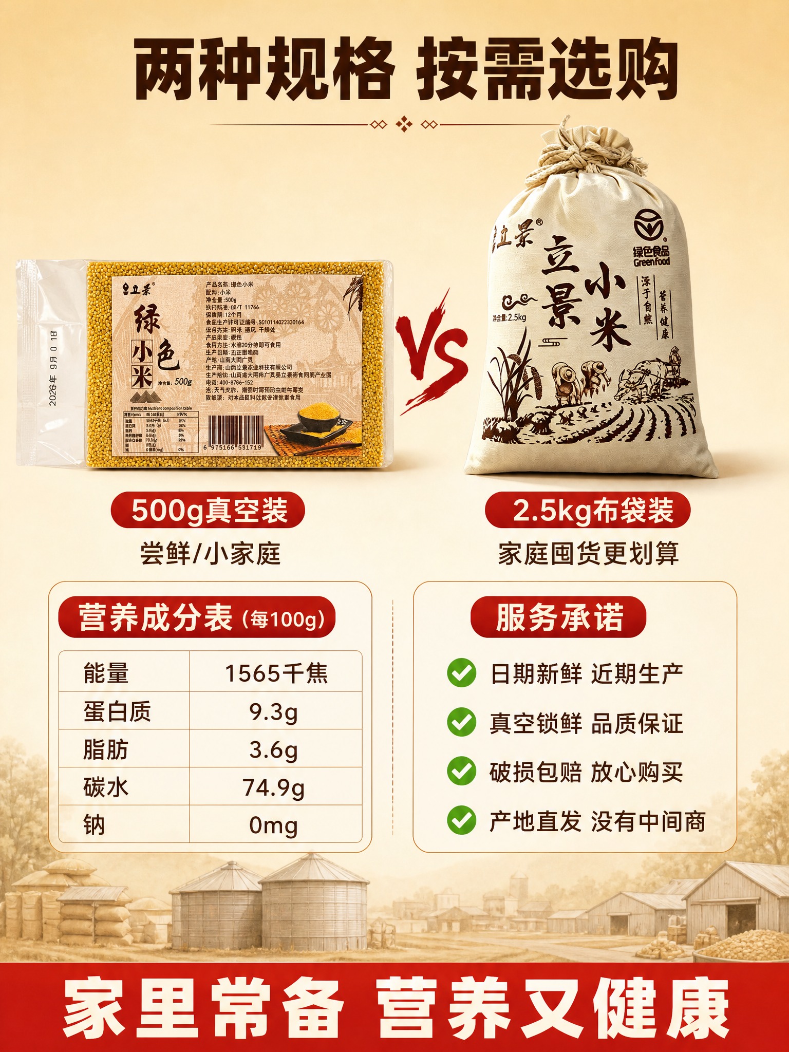 [商品] 使用【图1】500g真空包装和【图2】2.5kg布袋… - 图片创意预览