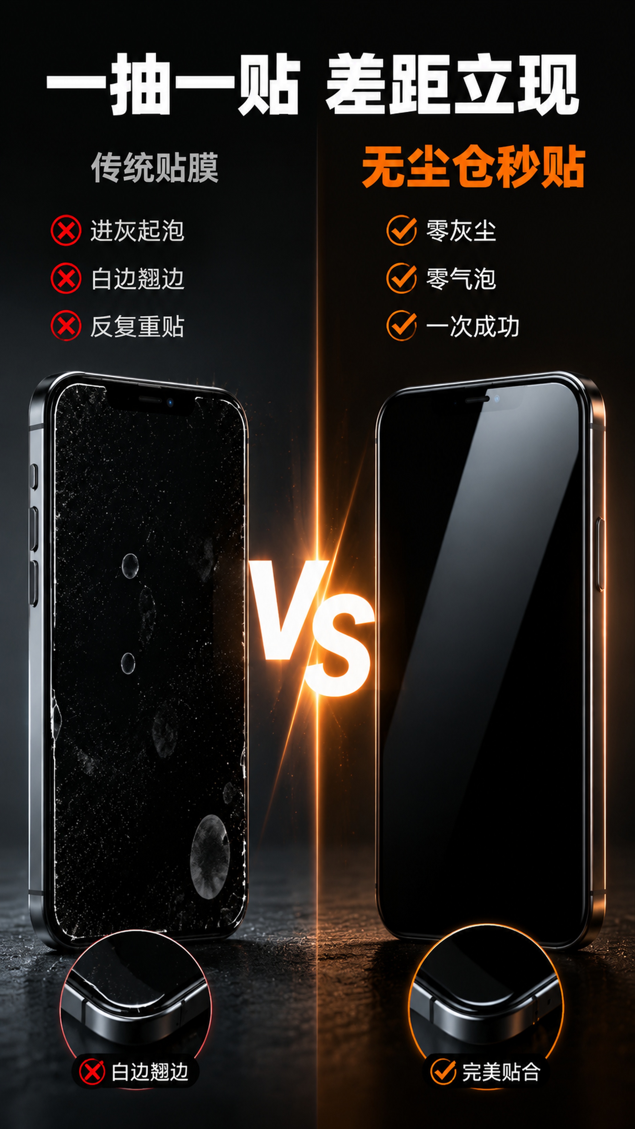 [第5屏] 功能实测-除尘效果&贴合成效对比。本屏使用【图1】… - 图片创意预览