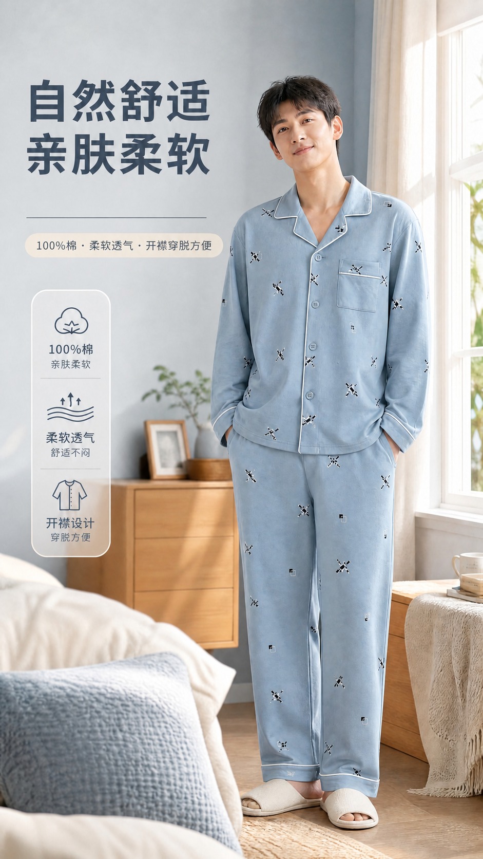 去除图片中所有"三枪"两个中文字，包括副标题"三枪舒肤棉翻领开… - 图片创意预览