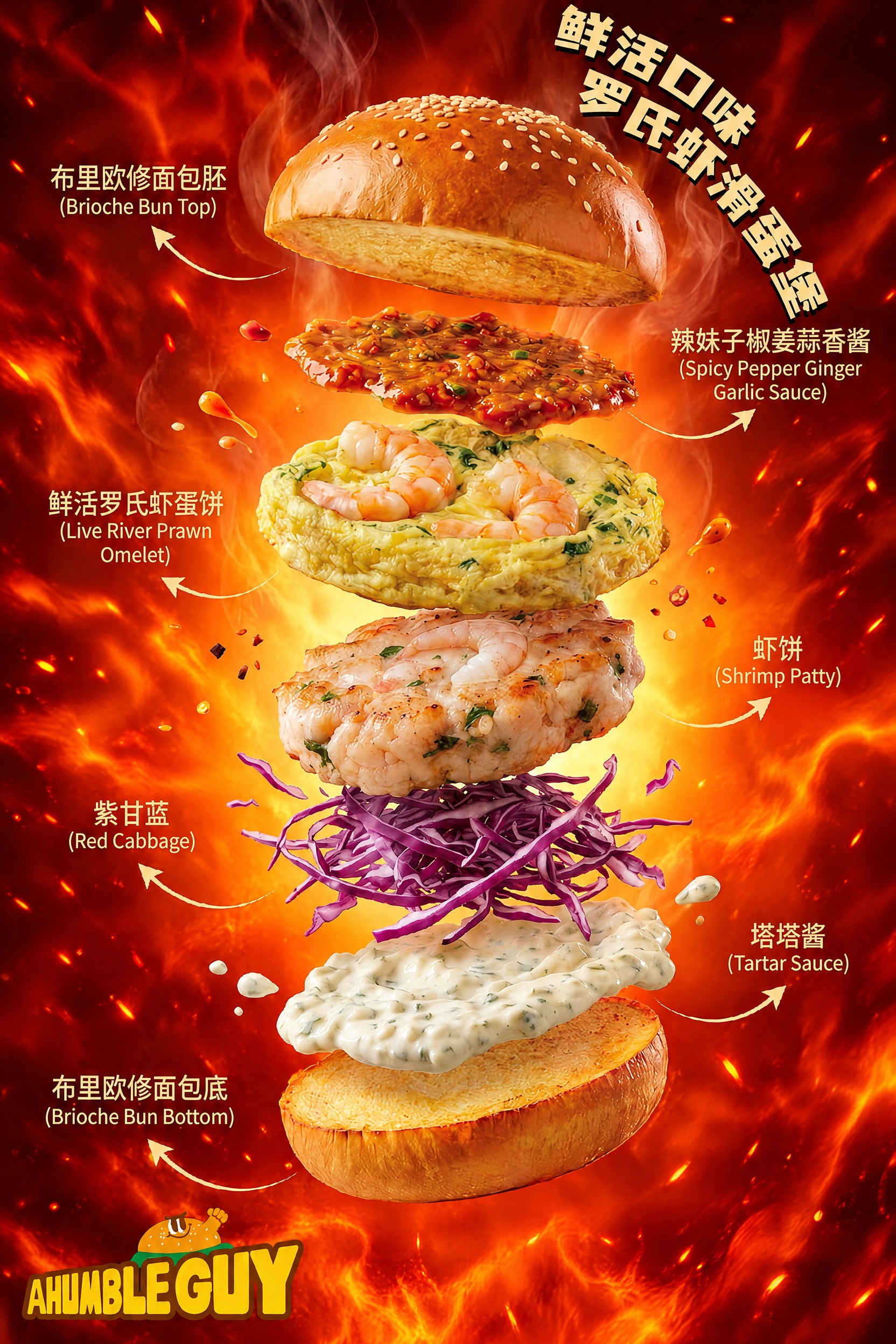 去除右下角的小红书水印和小红书号文字，将背景替换为橙红色火焰热… - 图片创意预览