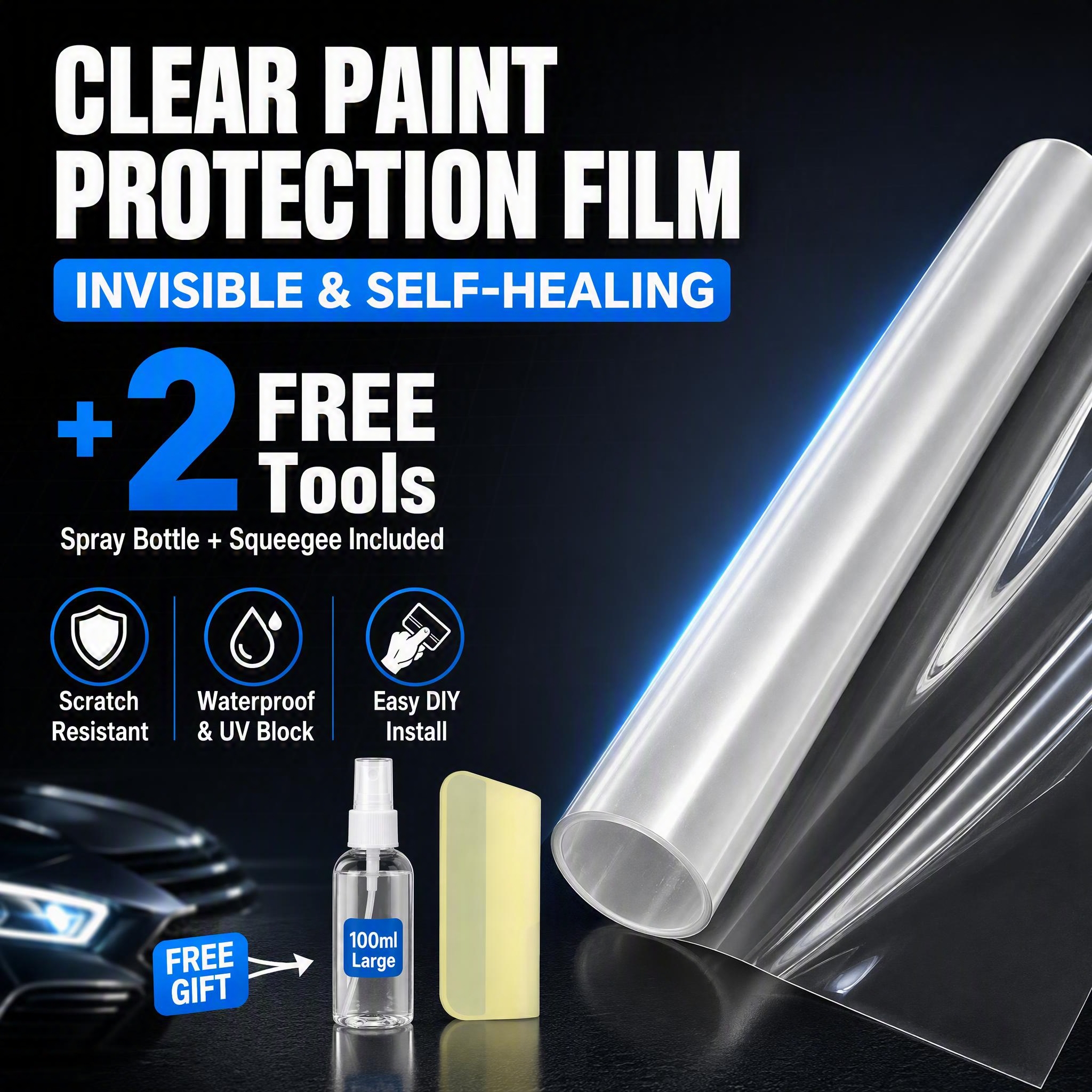 [单张主图] 透明车漆保护膜（Clear Paint Prot… - 图片创意预览