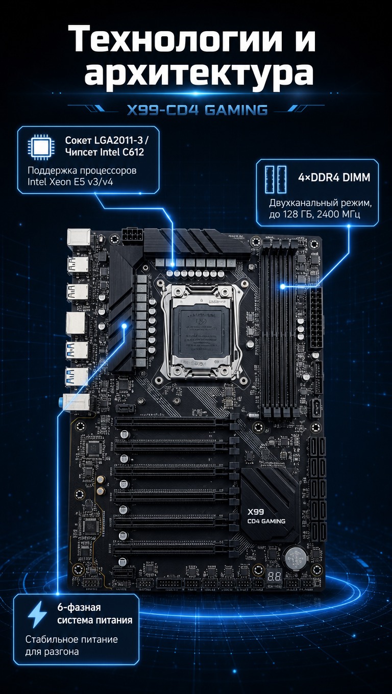 [商品] 无实物参考图，按描述生成X99-CD4 GAMING… - 图片创意预览