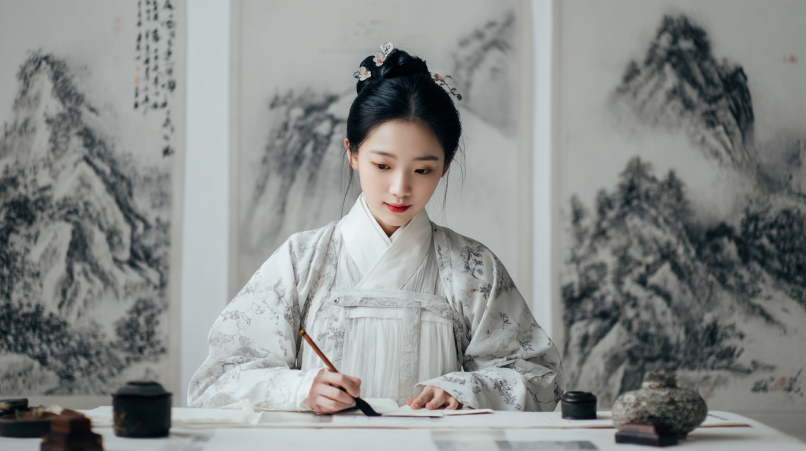 帮我生成用户画像内容为国风文化爱好者
 
22岁，汉语言文学专业应届生，坐标三四线城市。痴迷汉服、古风手账和非遗文化，日常爱逛国风市集、打卡古风拍摄地。审美偏向传统水墨风、工笔画元素、典雅低饱和色系，预览效果