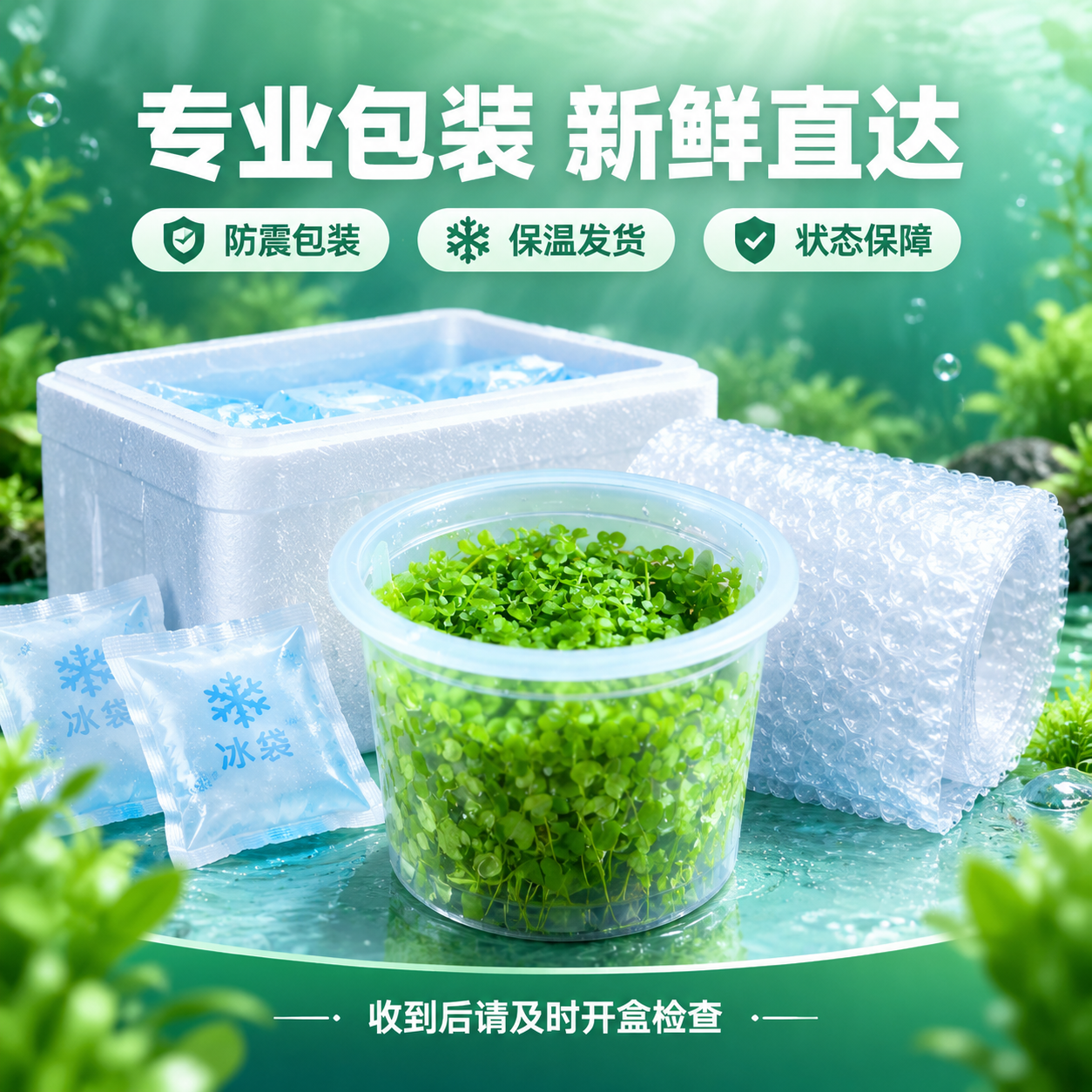[主图-10] 包装与发货，主题：专业包装 新鲜发货。 [统一… - 图片创意预览