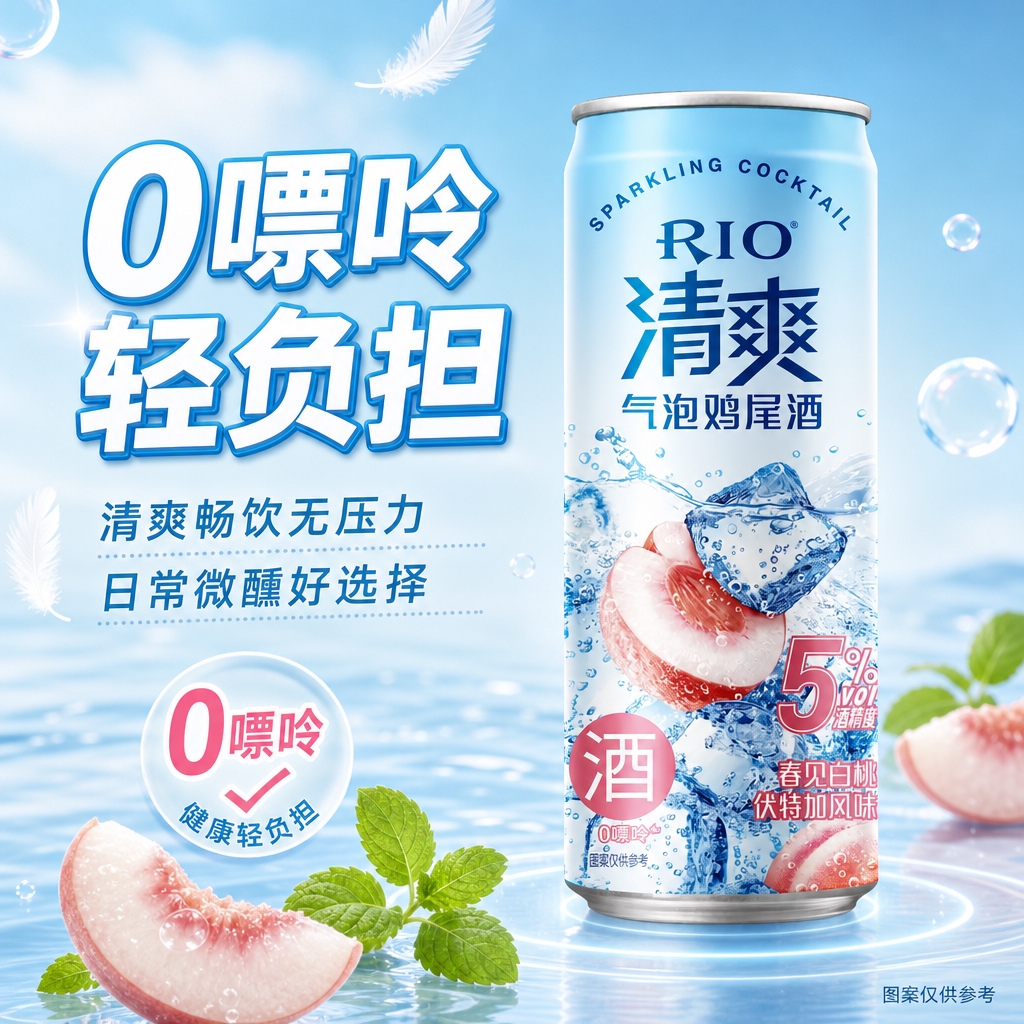 [主图-2] 0嘌呤健康卖点图，突出产品低负担健康属性，建立信… - 图片创意预览
