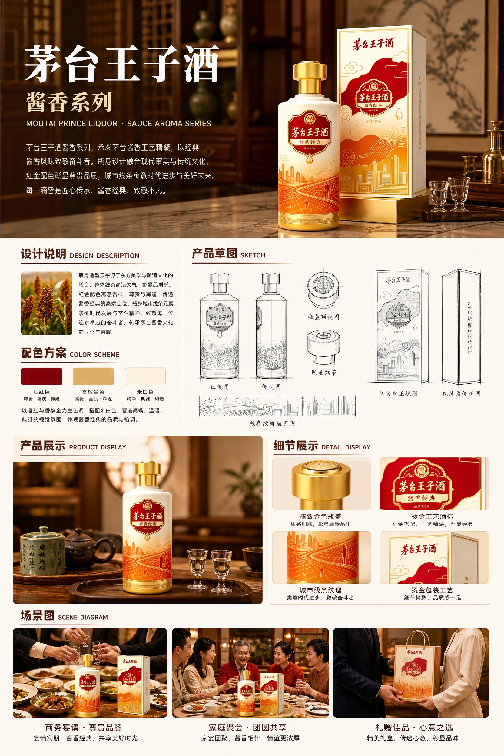 参考第一张模板图的版式骨架（顶部大标题+产品主视觉大图 + 左… - 图片创意预览