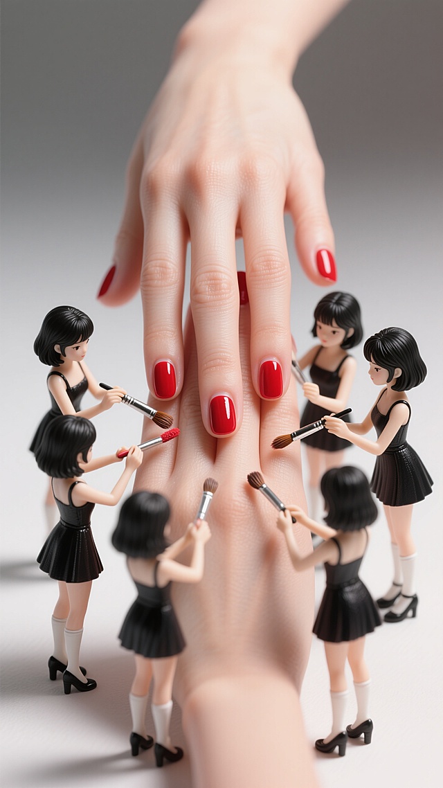 做美甲，微景观