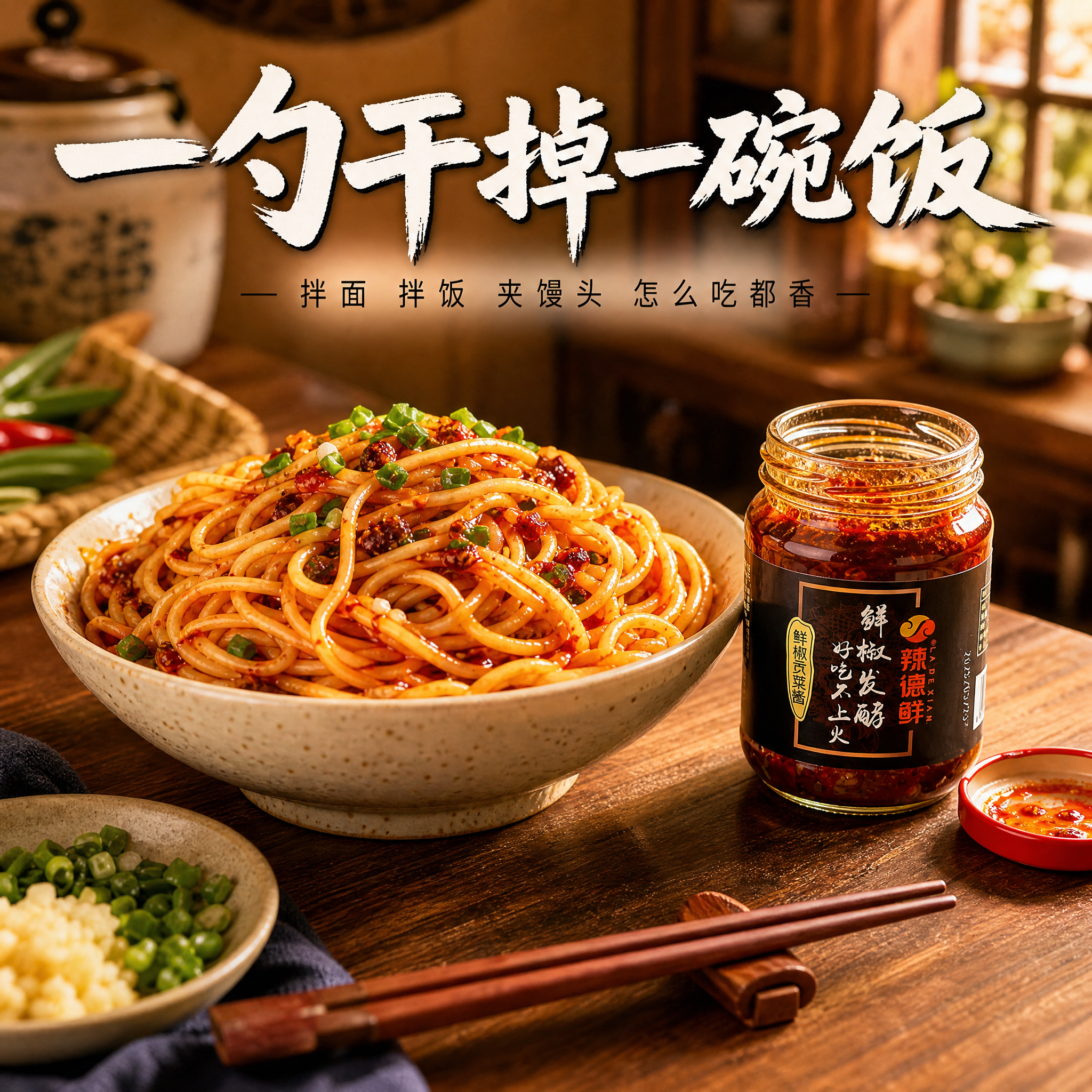 [主图-4] 使用场景 拌面拌饭生活方式主题。 [统一基调]… - 图片创意预览