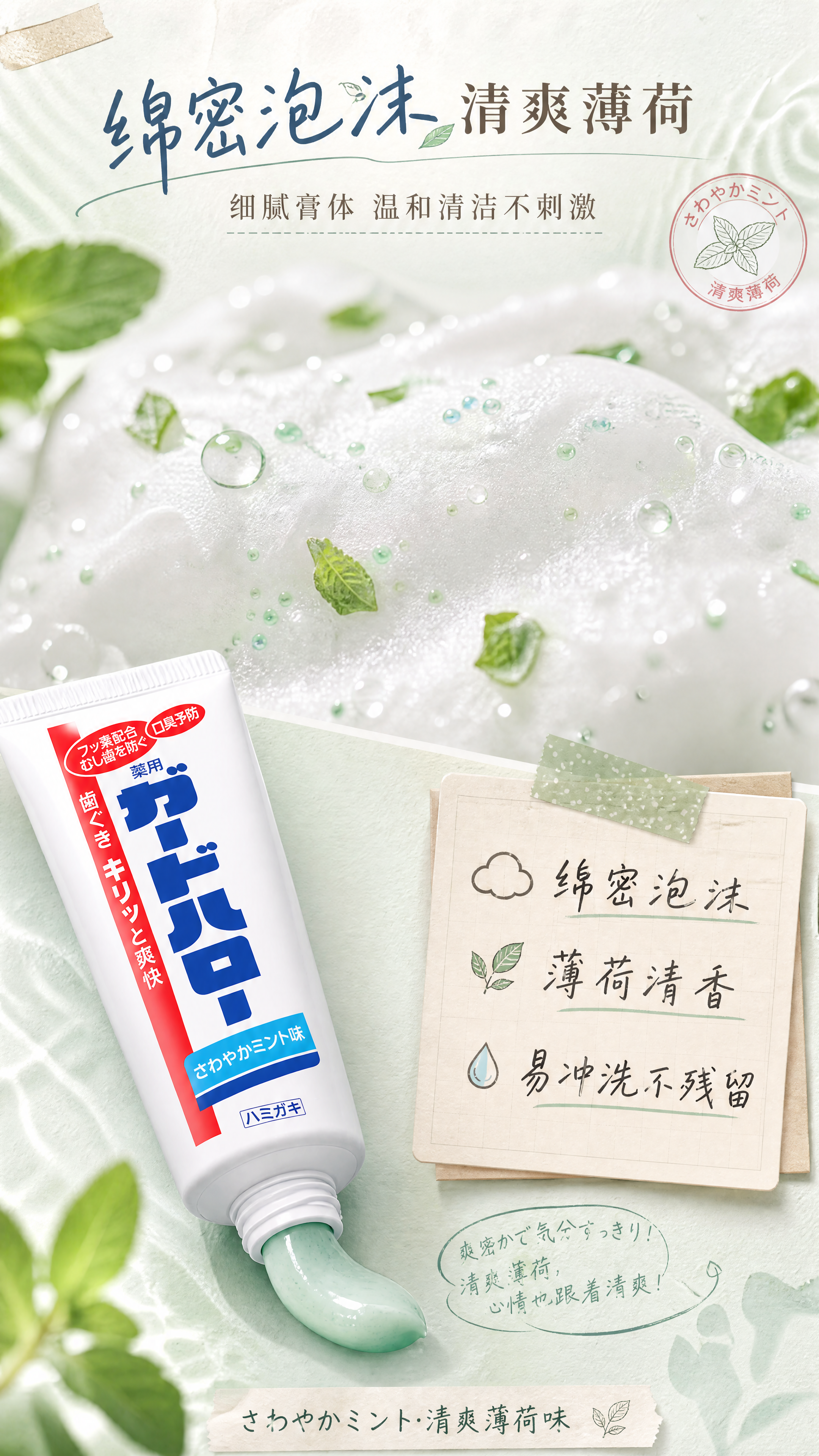 [商品] 使用【图1】日本花王Guard Halo药用牙膏；保… - 图片创意预览