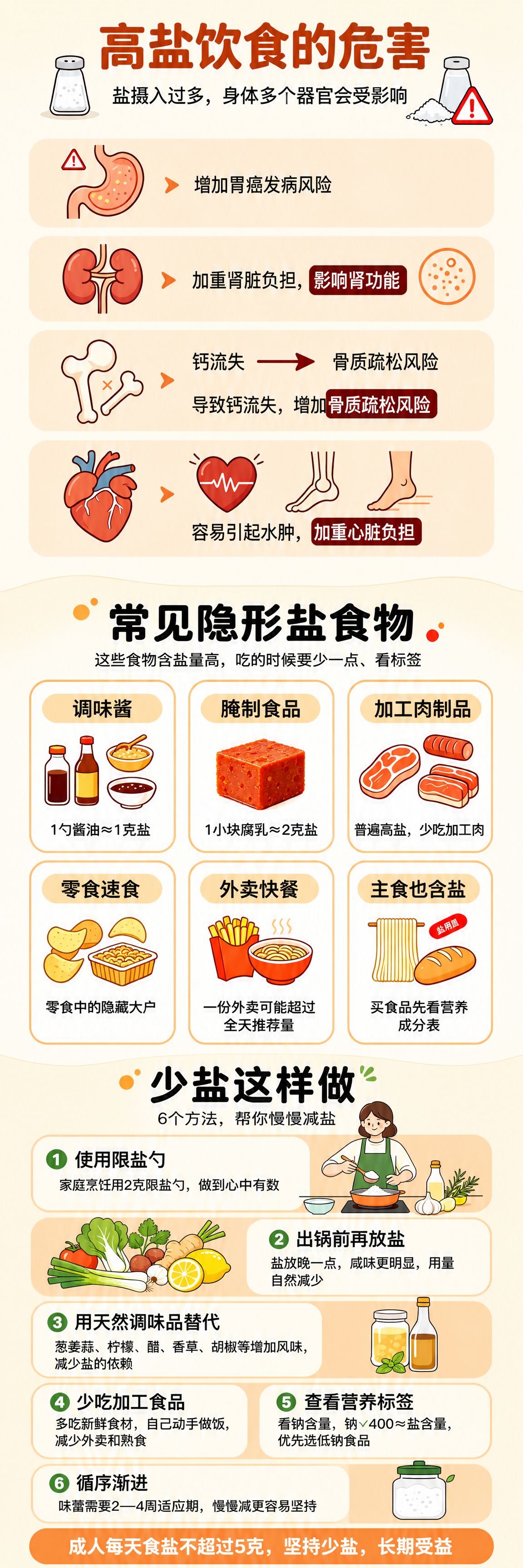 [商品] 使用【图1】【图2】【图3】三张减盐科普图作为内容和… - 图片创意预览