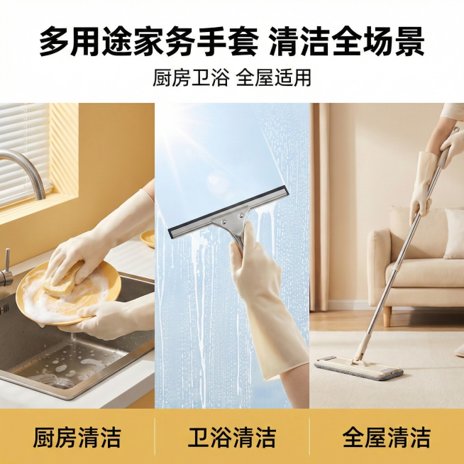 我的产品是家务手套 帮我做10张拼多多高级主图「图片1」预览效果
