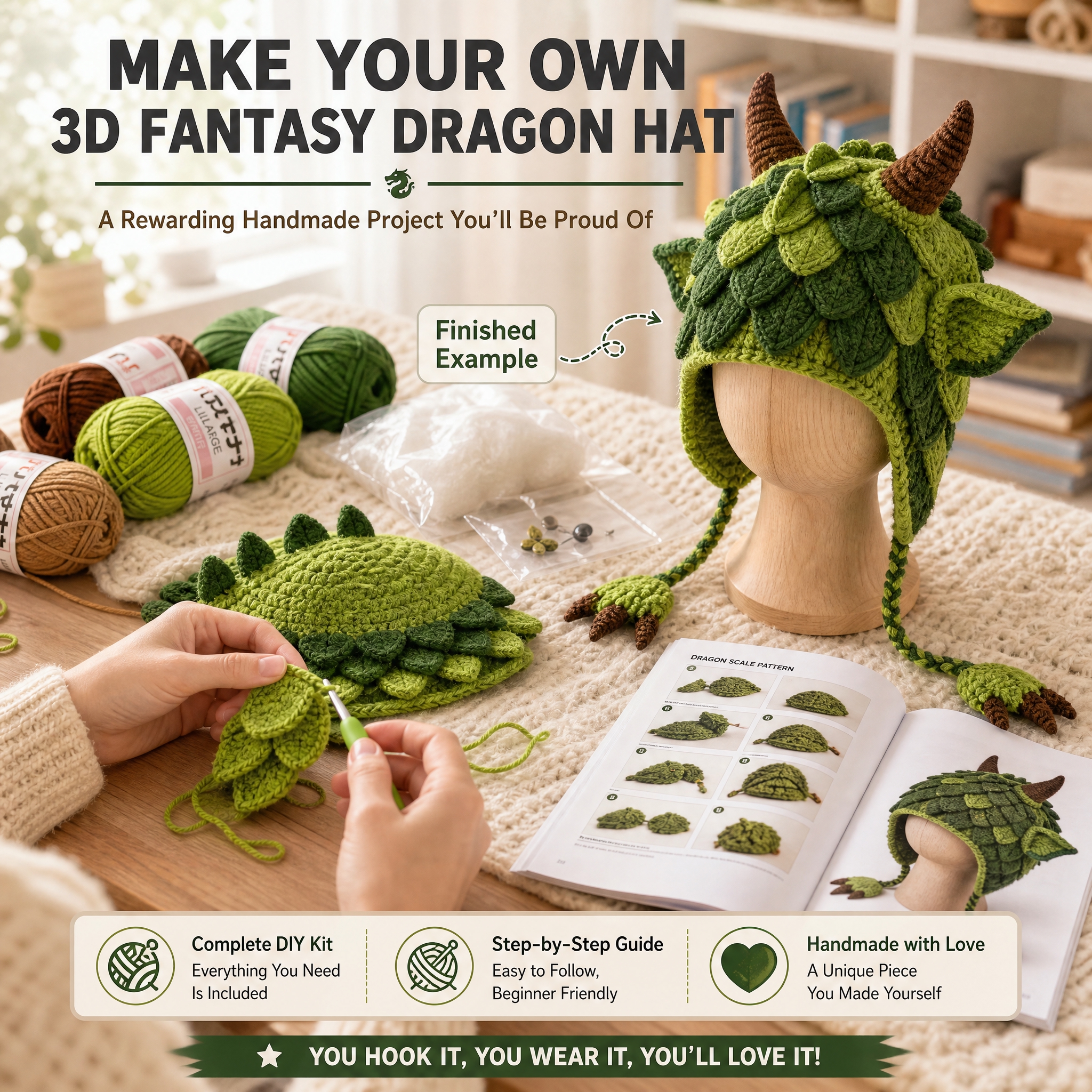 [主图-3 龙款DIY材料包] 主题：Make Your Ow… - 图片创意预览