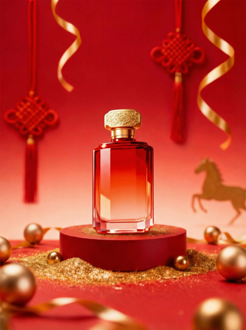 把图1的产品放在图2的展台上，使用全能图像2.0模型预览效果