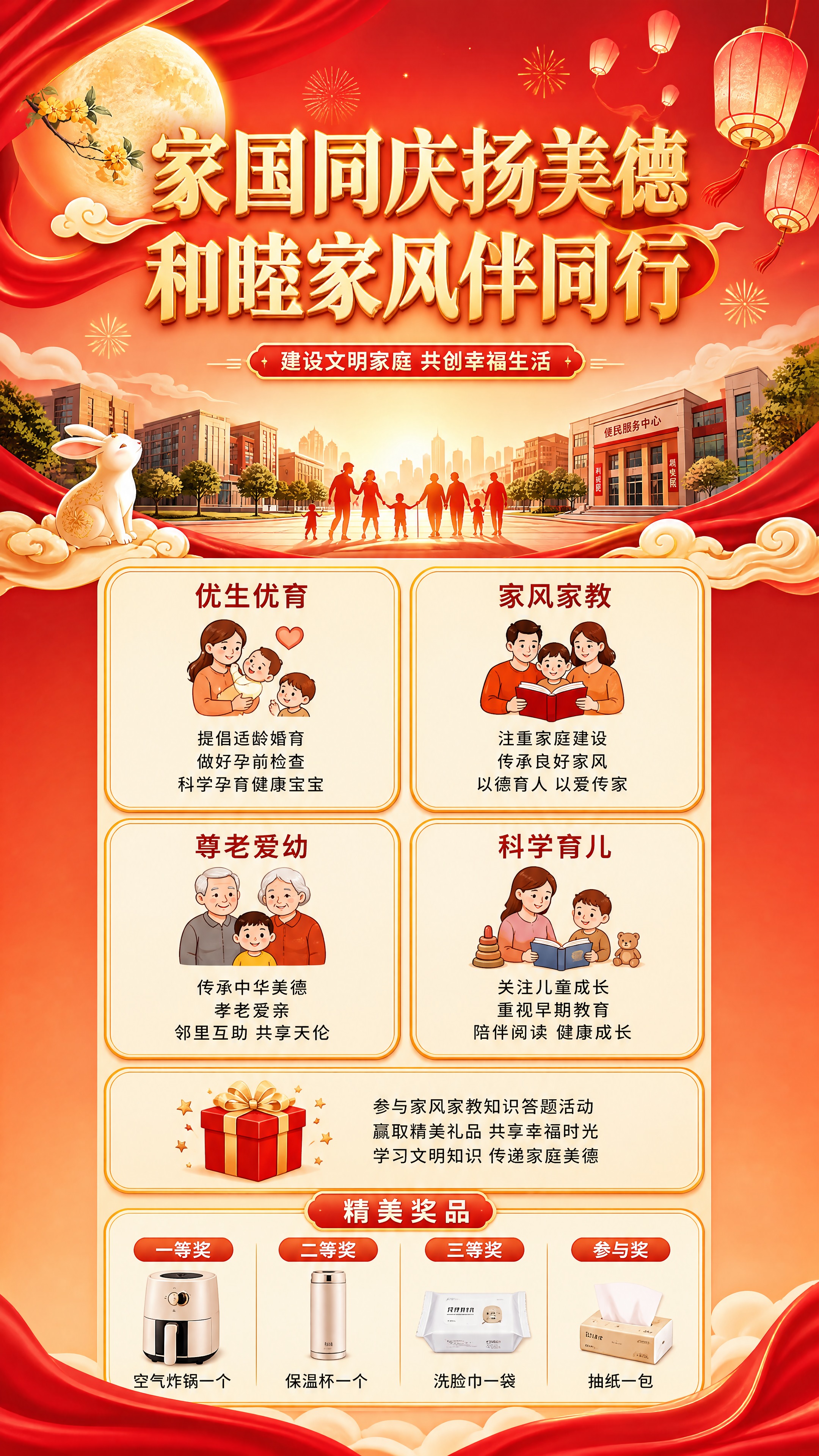参考第一张图的排版样式和第二张图的配色，设计易拉宝展架海报，竖… - 图片创意预览