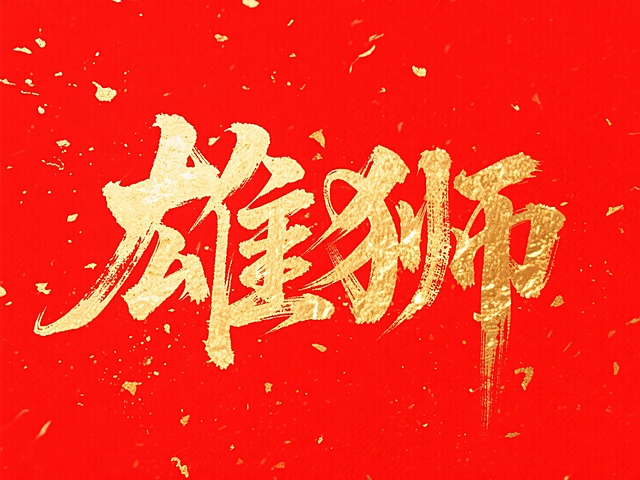 红色背景配以鎏金大字，展现中式喜庆风格，尽显节日氛围