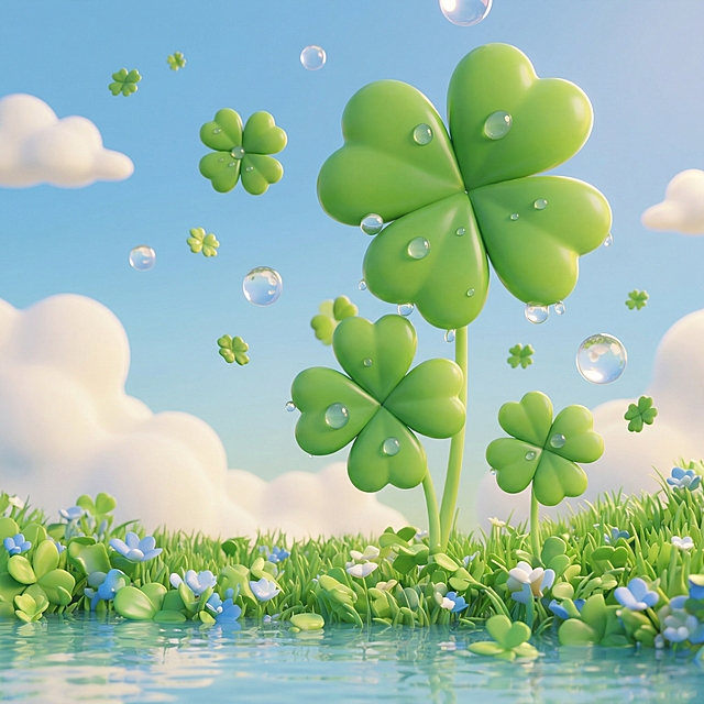 将图片改成C4D风格，保持画面原有内容不变，整体效果萌萌哒