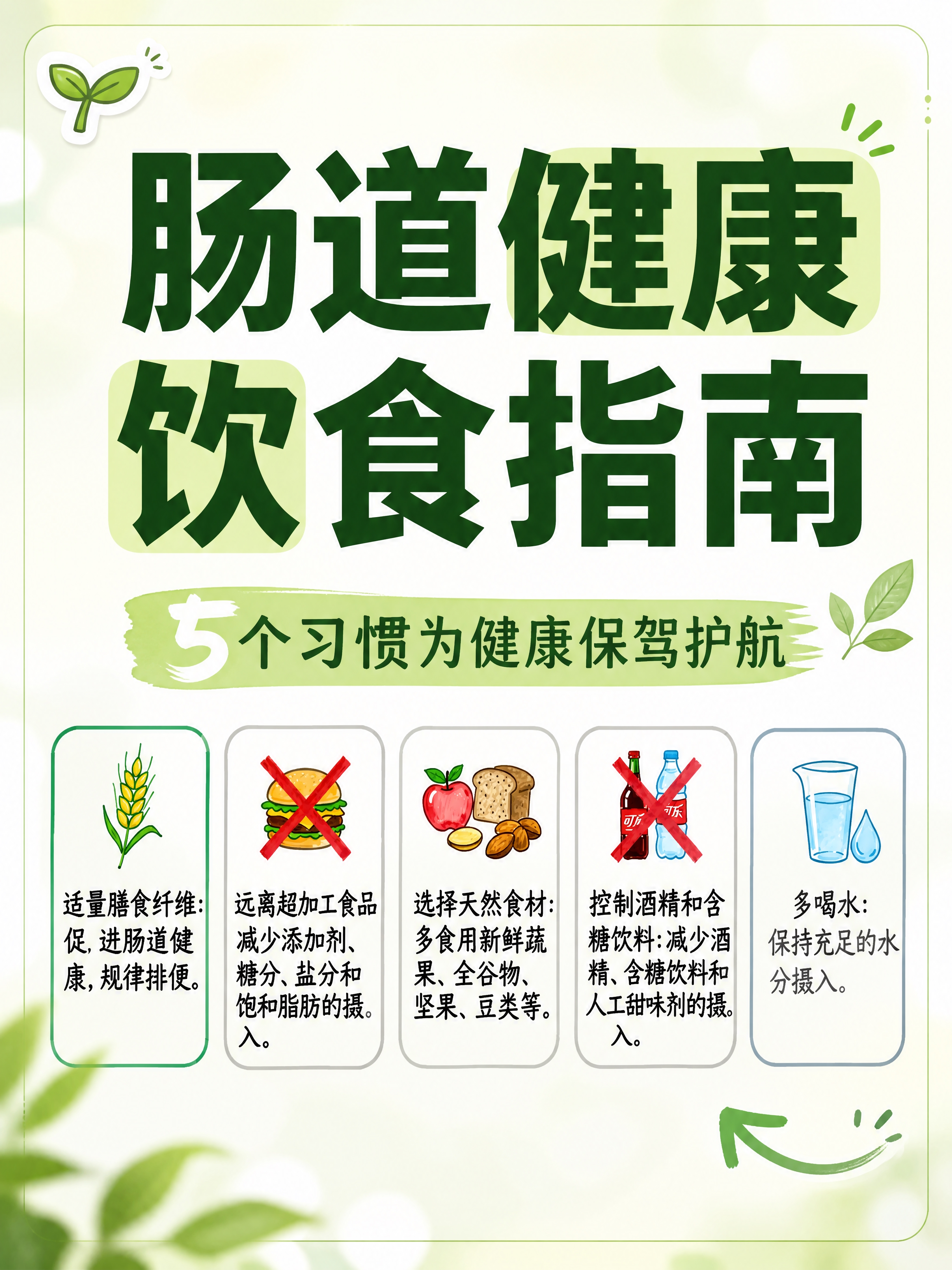 小红书笔记大字封面，配图大字，ins清新健康风，版式精美，小红… - 图片创意预览