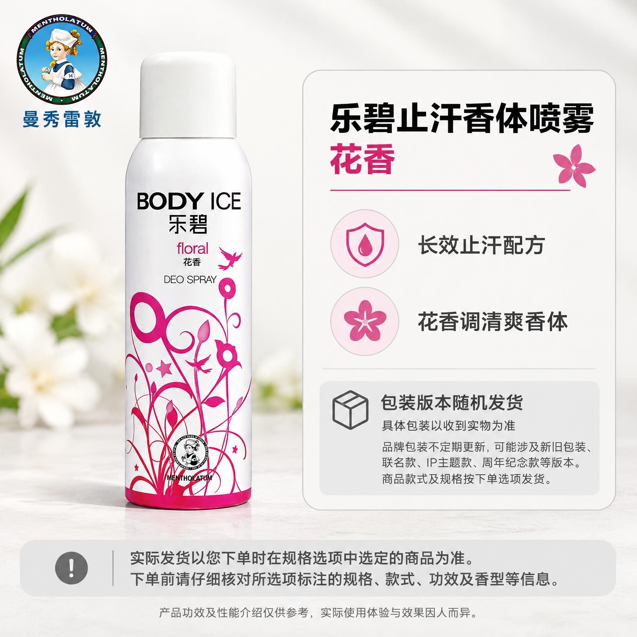 [单品图-1] 乐碧止汗香体喷雾 花香。统一母版：左商品、右名… - 图片创意预览