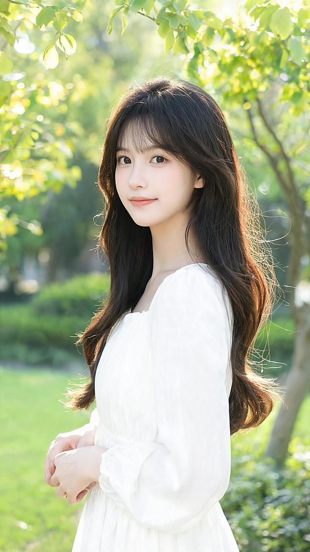 22岁亚洲女生，清新写真，面容精致，体态优雅，超清画质