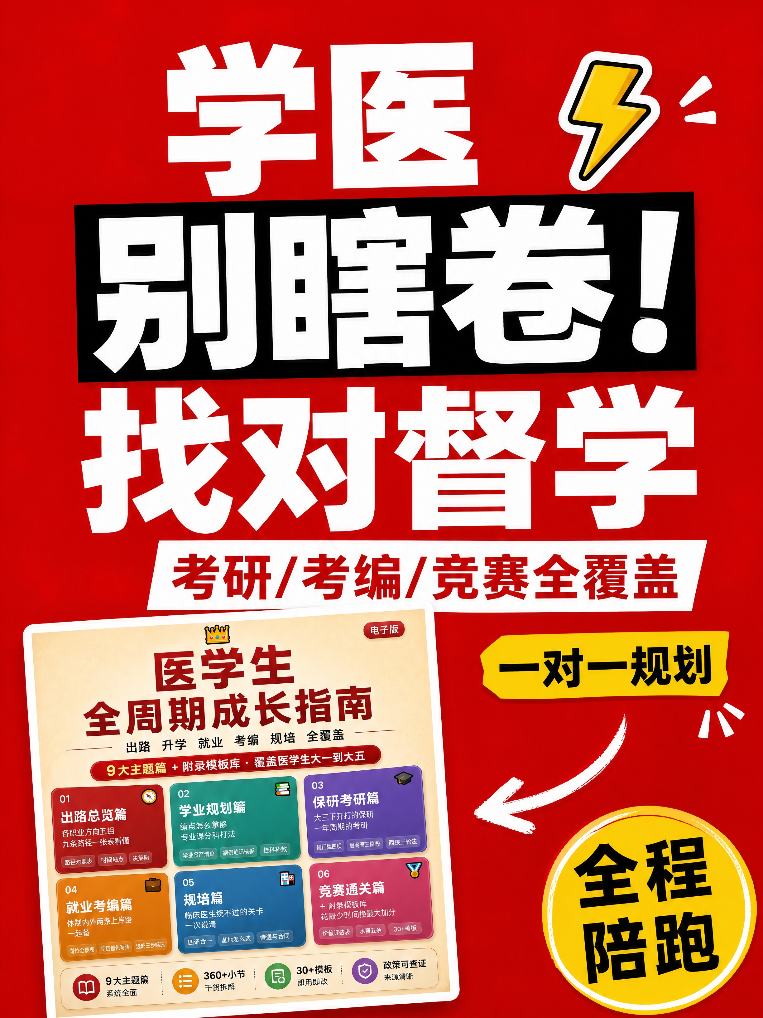 小红书笔记大字封面，配图大字，高饱和撞色警示风，版式精美，小红… - 图片创意预览