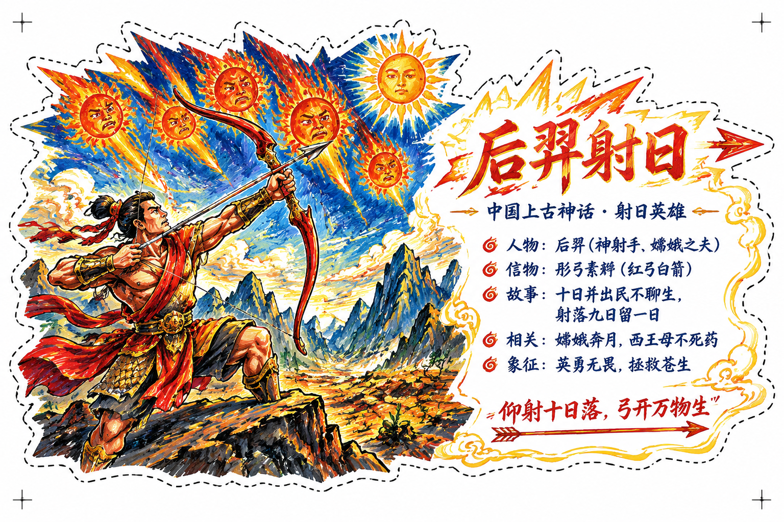 A horizontal A4 size character… - 图片创意预览