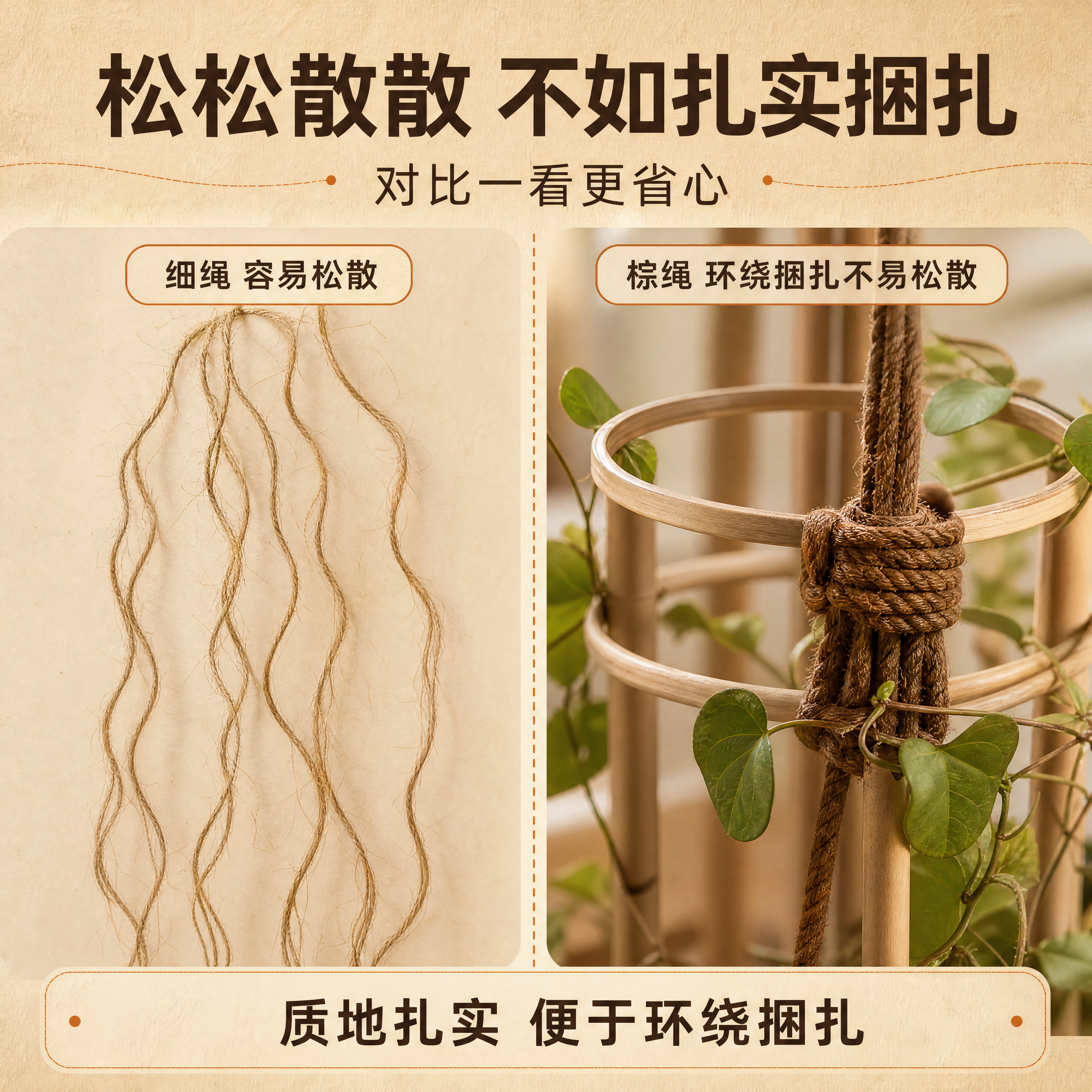 [商品] 使用【图2】手部展开棕绳的画面与【图5】立式竖捆，作… - 图片创意预览