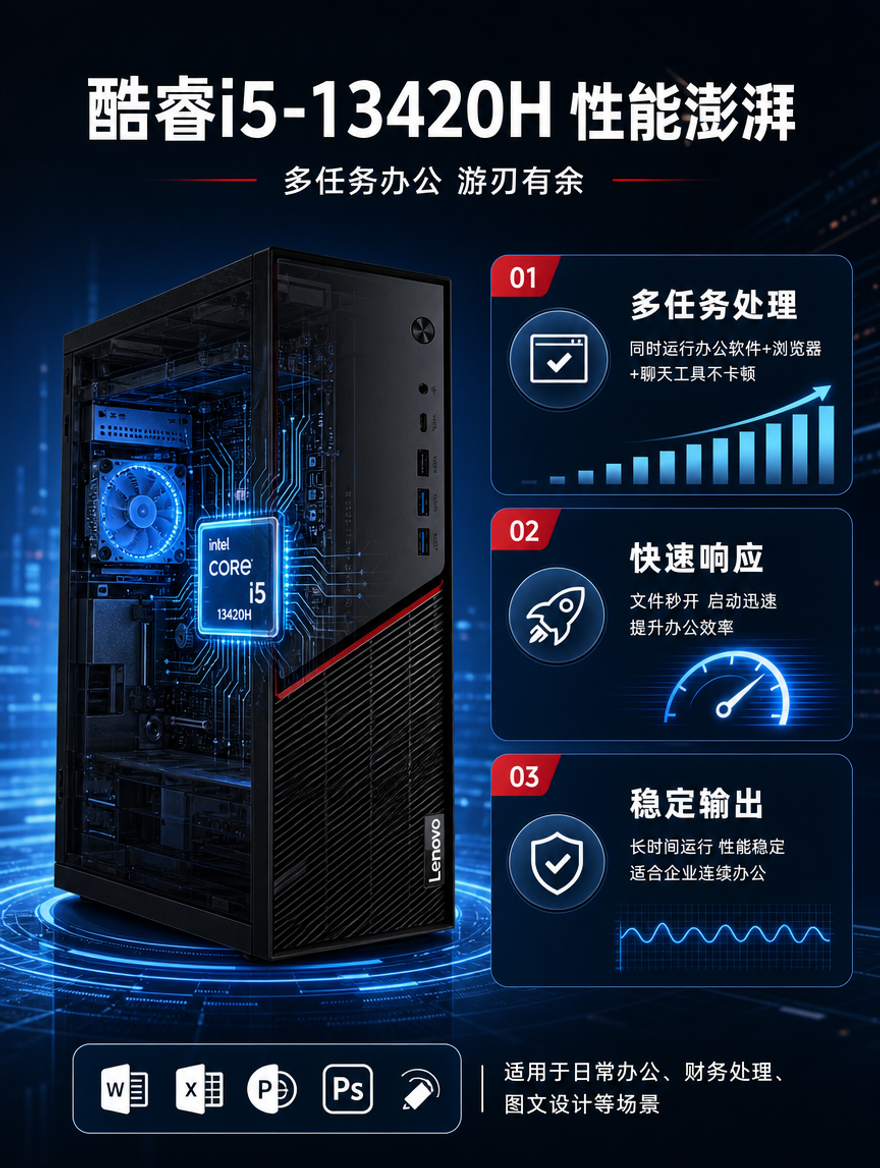 [商品] 使用【图1】联想ECC-T700m主机部分；保留黑色… - 图片创意预览