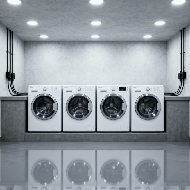 生成参考图类似的洗衣服的场景，尺寸1600*1600像素预览效果