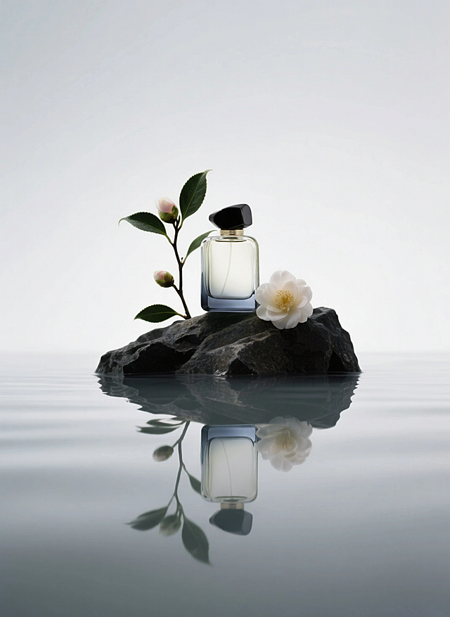 用图1商品替换掉图2商品，并对商品进行商业级精修，光影立体感强烈，材质明暗关系强烈，使图1匹配图2中正确的光影和透视关系