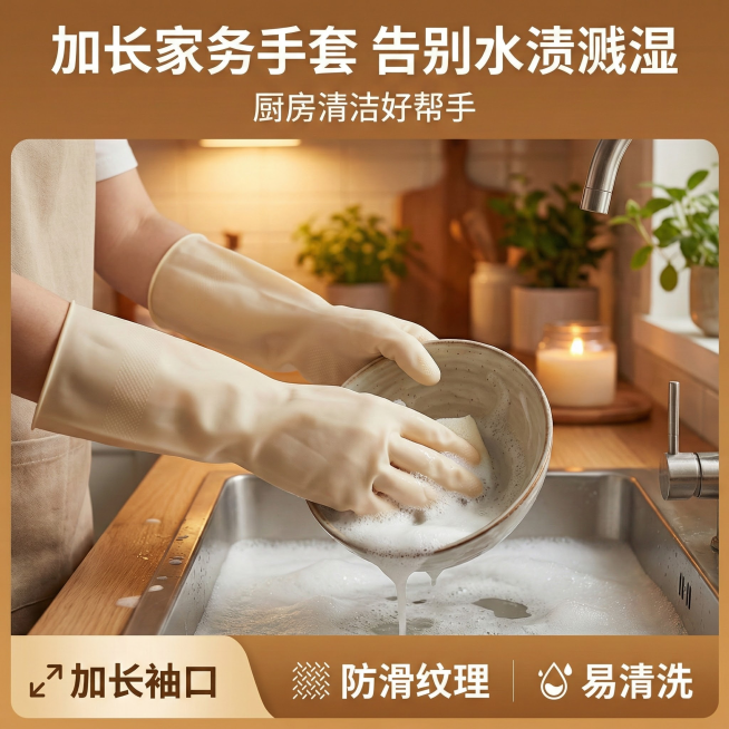 我的产品是家务手套 帮我做10张拼多多高级主图「图片1」预览效果