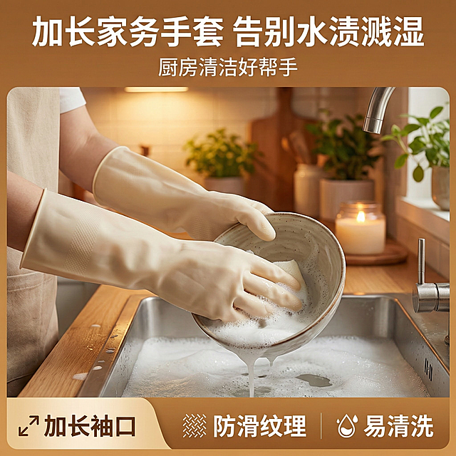 我的产品是家务手套 帮我做10张拼多多高级主图「图片1」