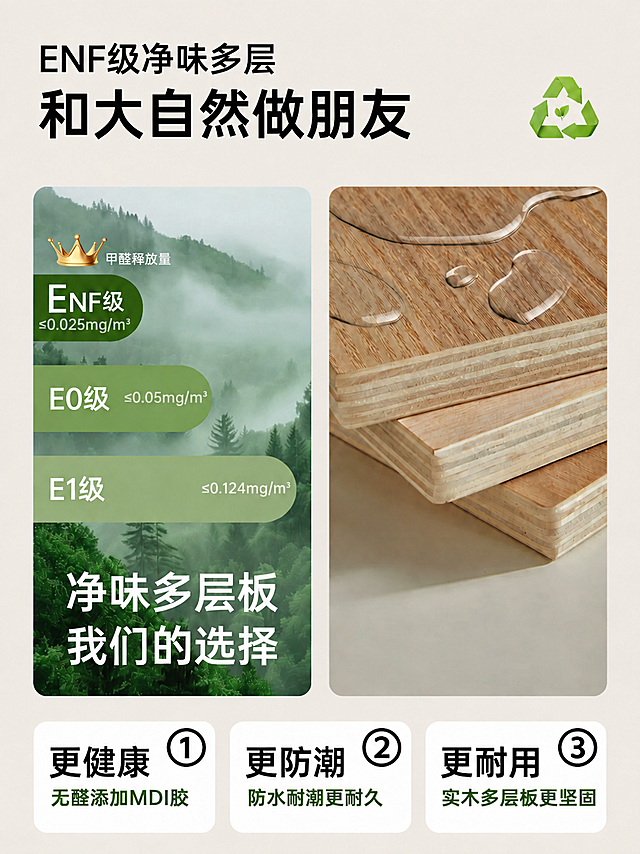 将图片左下角森林图中的文字"我雪的选择"改为"我们的选择"，保持原有字体、字号、颜色、位置和整体设计风格不变，其他内容完全保留。