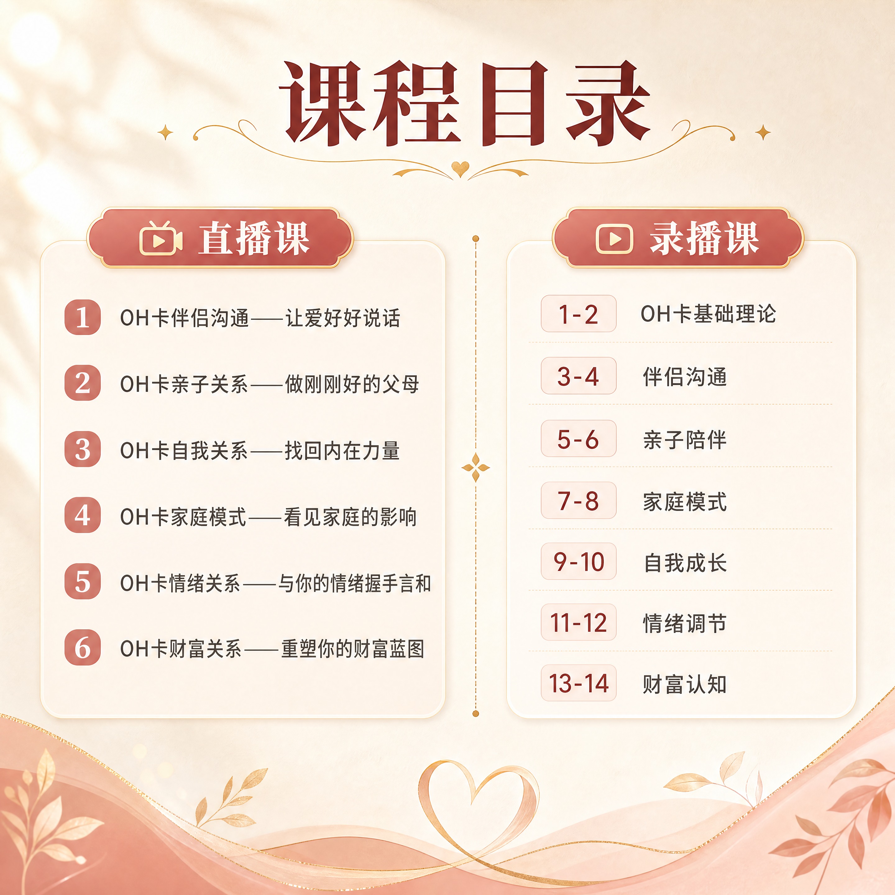 [商品] 无实物商品，使用简约课程目录视觉设计。 [画面] 页… - 图片创意预览