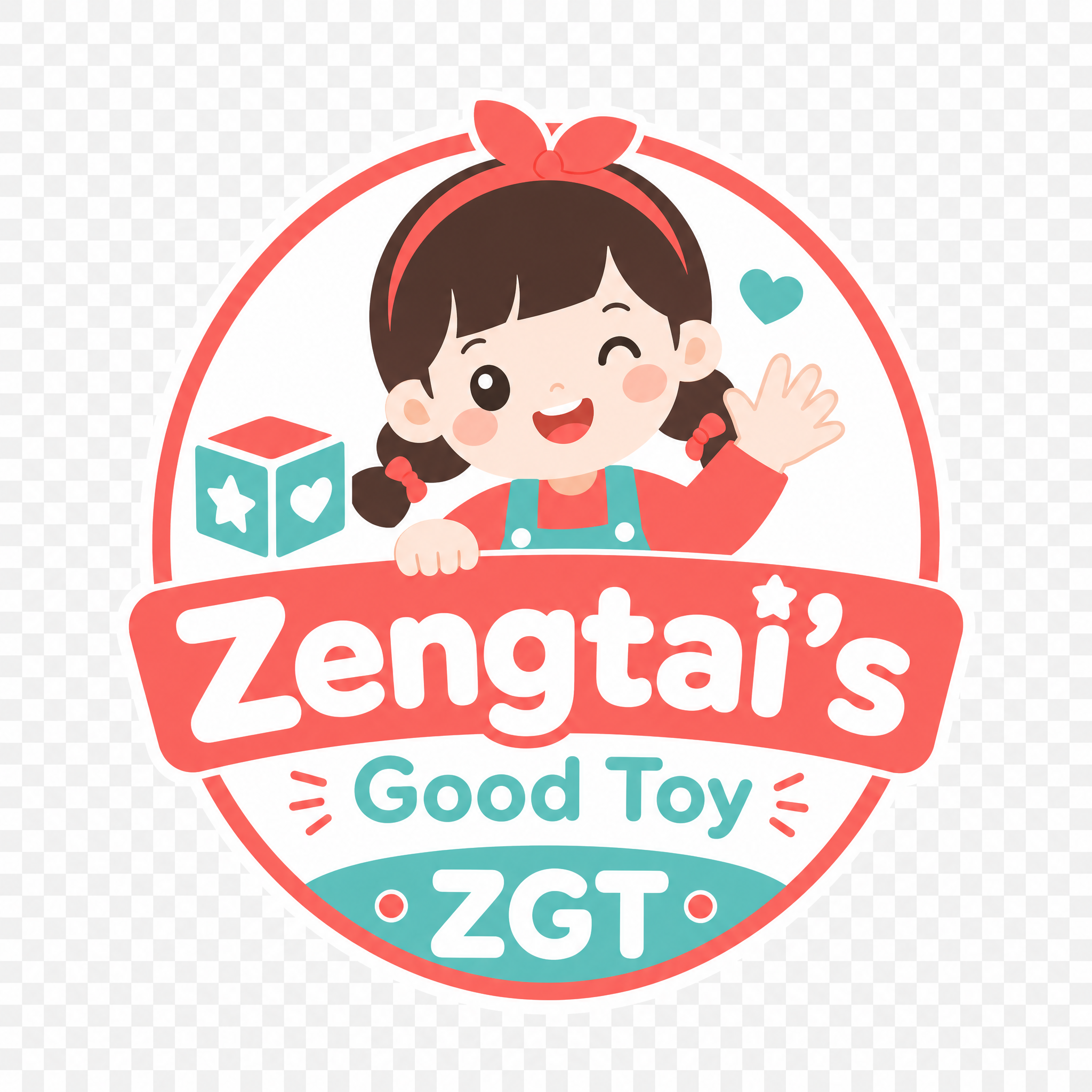简约风电商店铺头像，品牌为Zengtai's Good Toy… - 图片创意预览
