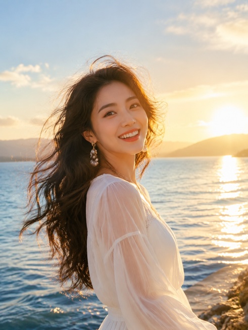 外表阳光明媚，内心明镜止水。性格热烈涛涛的个性女性预览效果