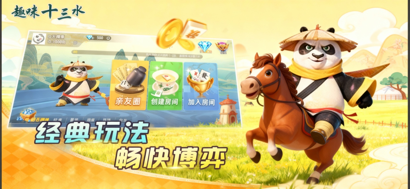 再生成5张卡通山水熊猫主题宣传图，贴合国风意境。预览效果