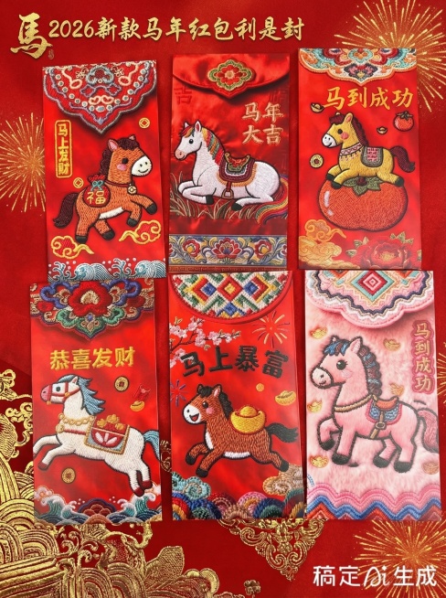 重新生成   背景图更换一个更喜庆了  不要灯笼和福字了   然后画质明亮鲜艳一点预览效果
