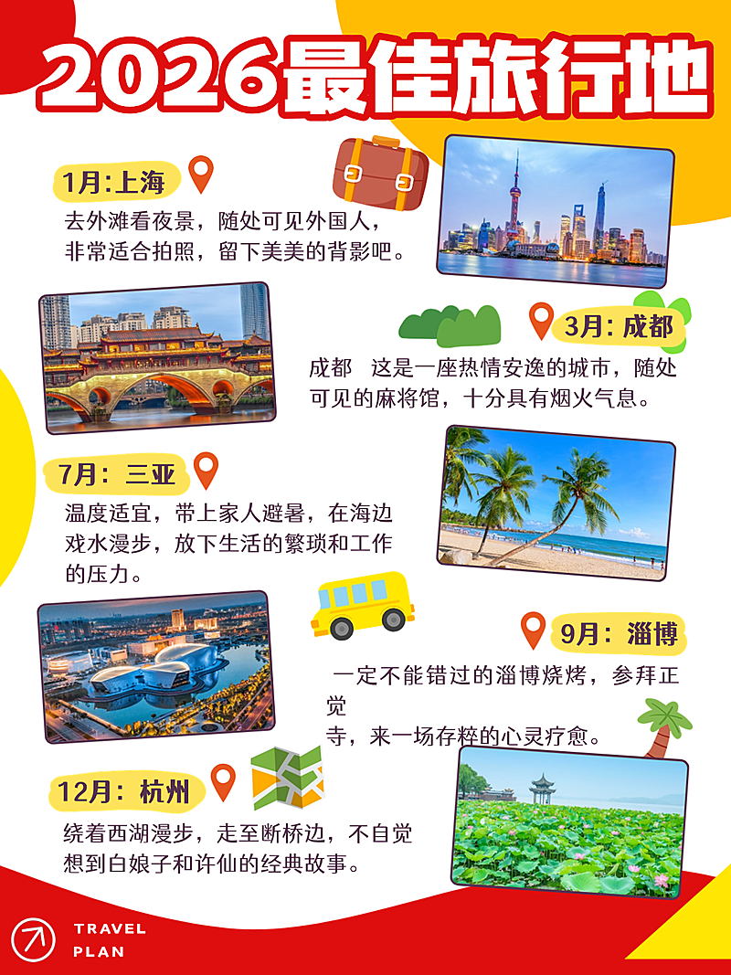 旅游科普攻略创意小马小红书封面