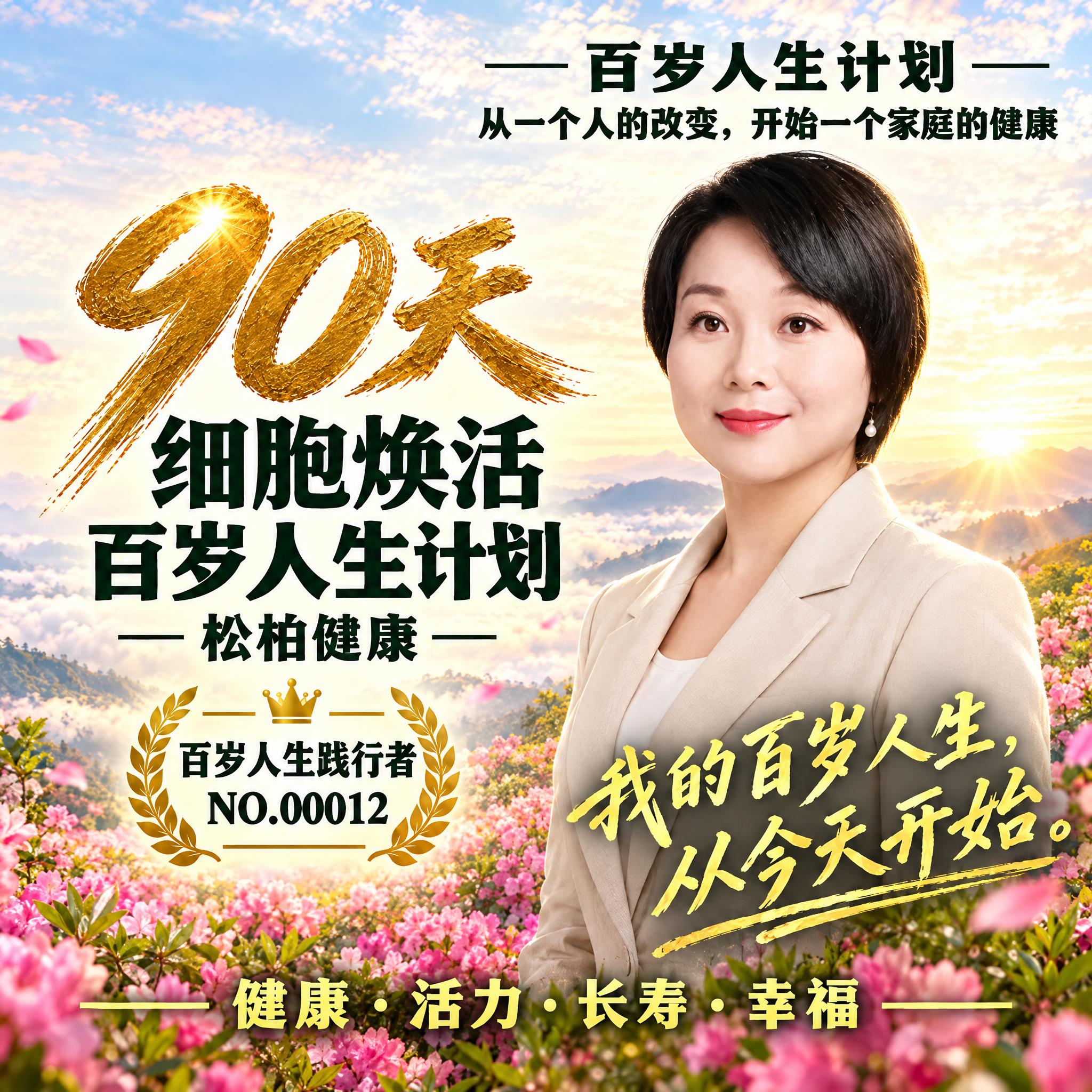 参照第一张海报的版式，制作一版**女士版**正方形海报（1:1… - 图片创意预览