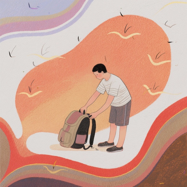 【生活节奏】做事预留一刻钟，从容不迫少焦虑

无论是出门赴约，还是完成某项家务，给自己预留比预估多15分钟的时间。这份“余量”能有效缓解匆忙带来的焦虑和压力，让一切更从容。
根据以上内容，出一个插画，预览效果