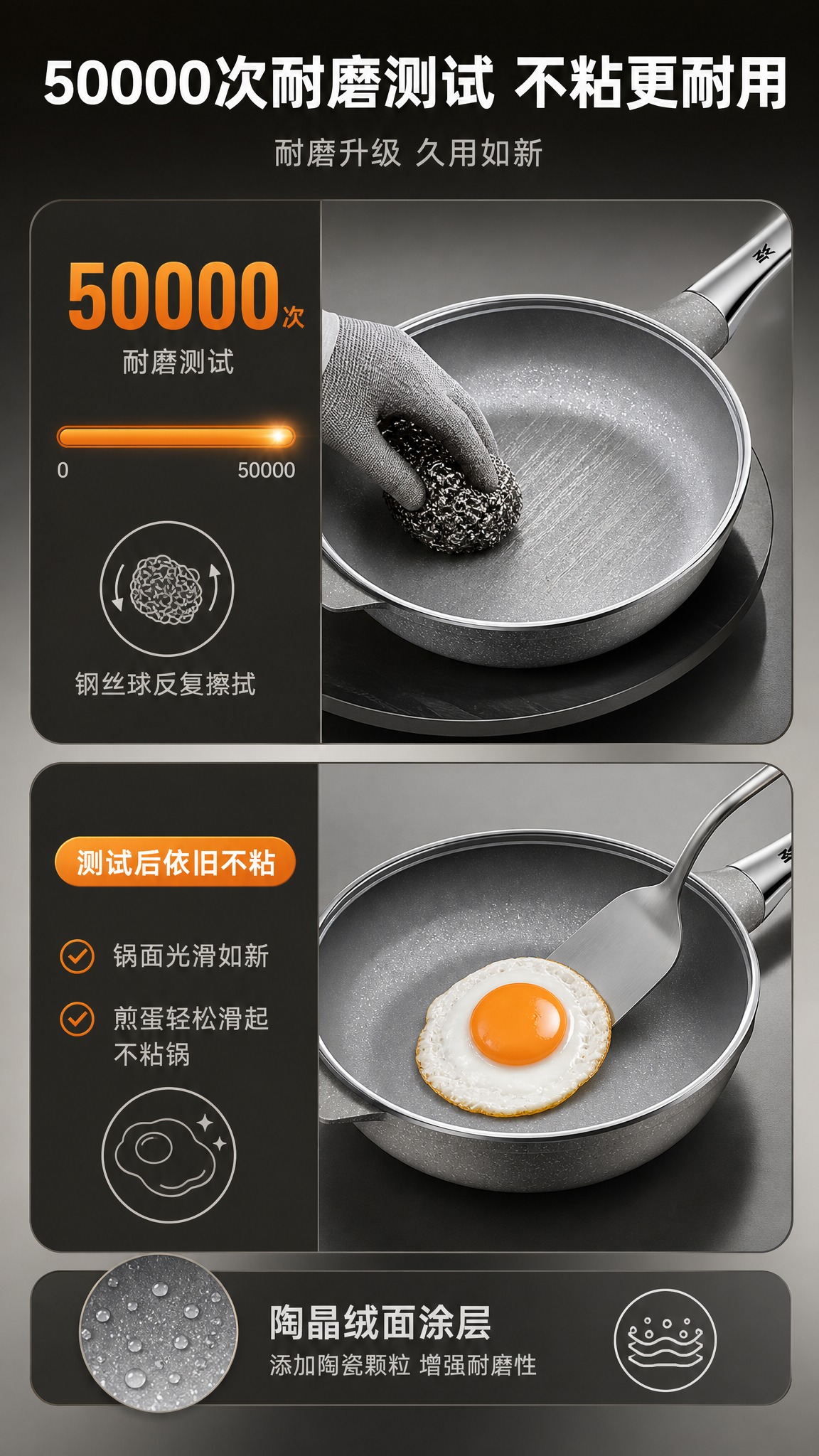 [商品] 使用【图1】小炊厨具不粘炒锅；保留麦饭石灰色涂层、不… - 图片创意预览