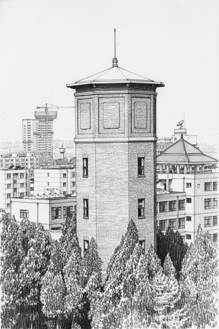 把这张图片转成素描预览效果
